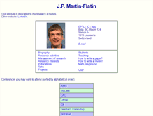 Tablet Screenshot of martin-flatin.org